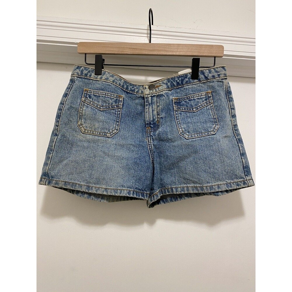 Y2K Shortie Shorts LEI Jean Shorts Size 9 Waist 32 Micro Mini Denim